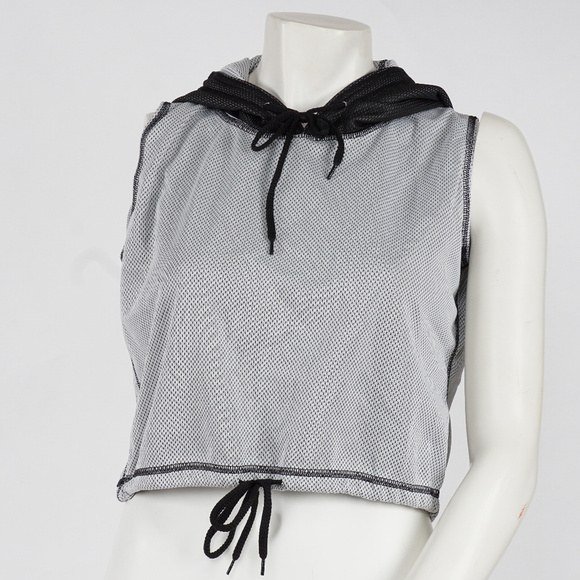 Mo sleeves crop top summer hoodie - Picture 1 of 5